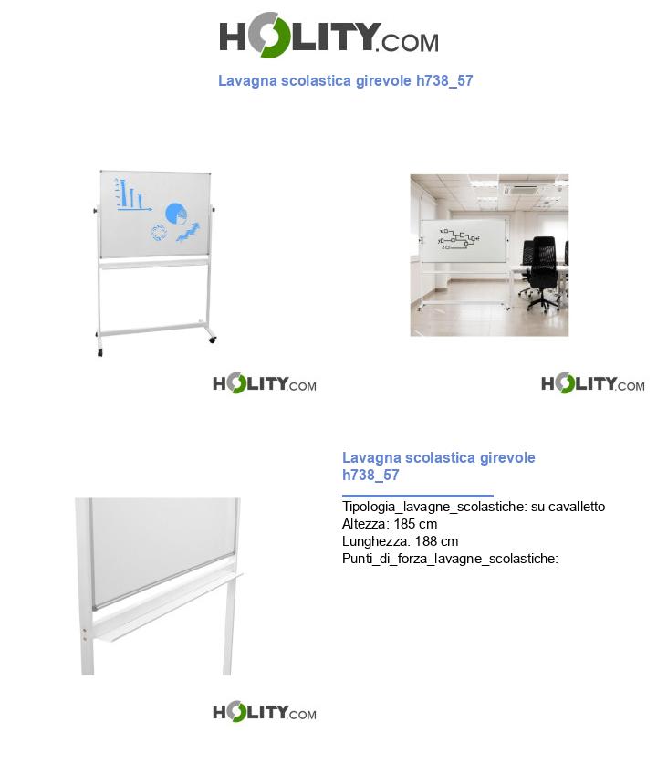 Lavagna scolastica girevole h738_57