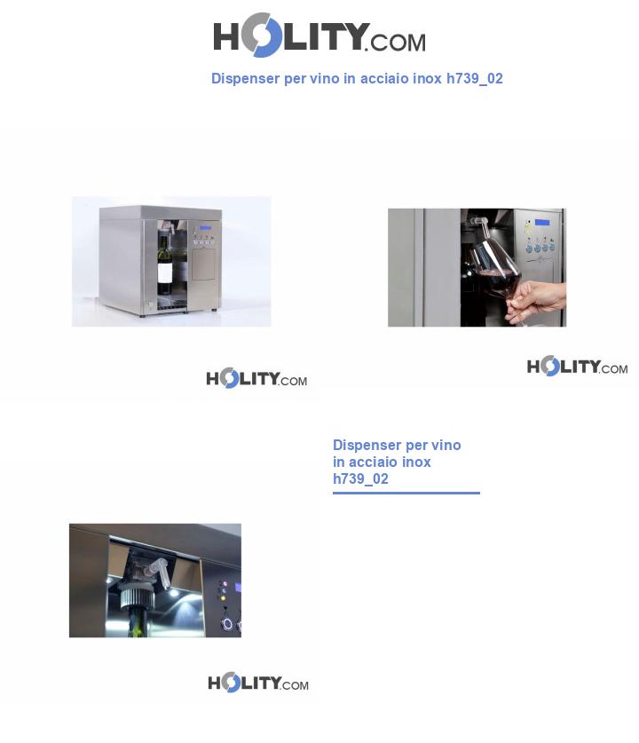Dispenser per vino in acciaio inox h739_02