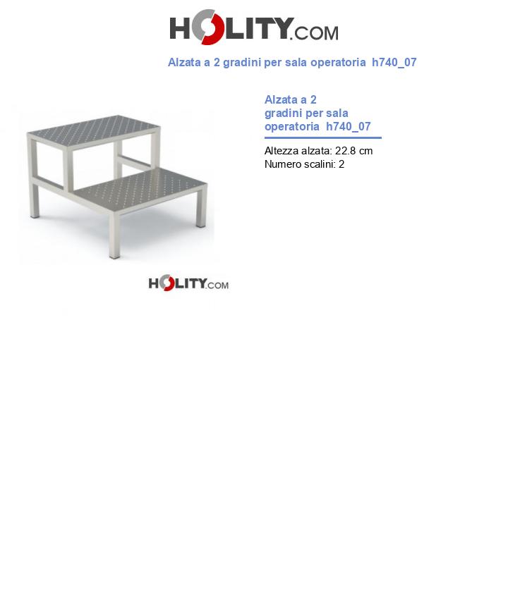 Alzata a 2 gradini per sala operatoria h740_07