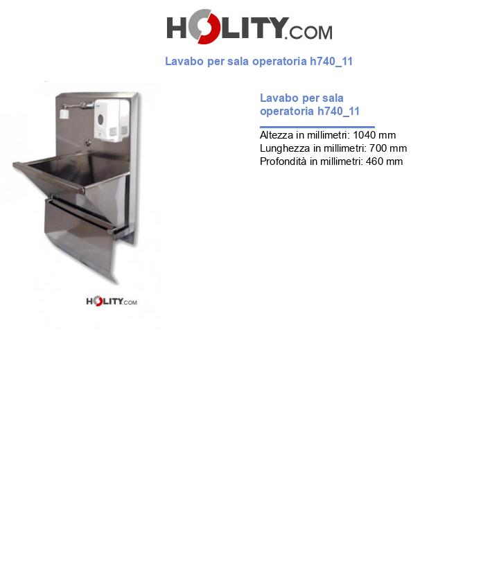 Lavabo per sala operatoria h740_11