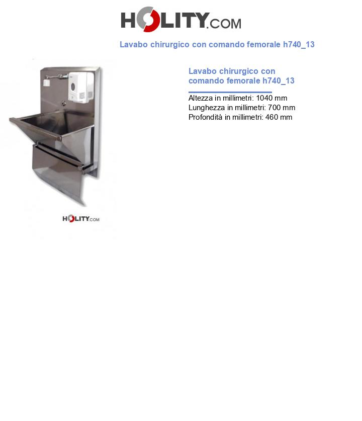 Lavabo chirurgico con comando femorale h740_13