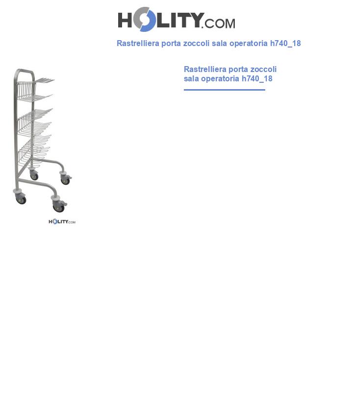 Rastrelliera porta zoccoli sala operatoria h740_18