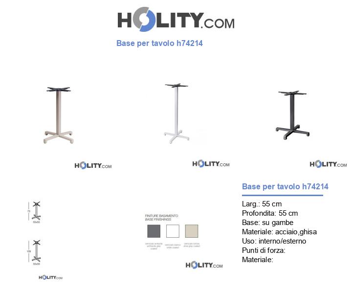 Base Cross per tavolo Scab h74214
