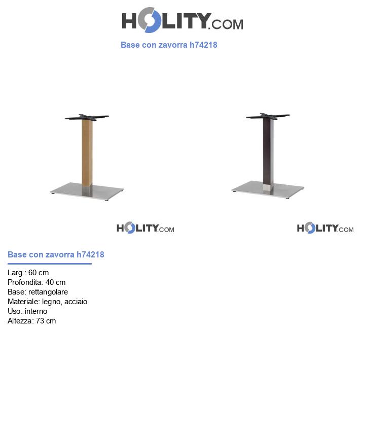 Base con zavorra h74218