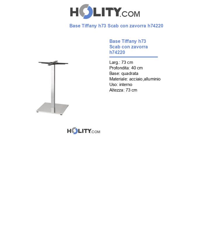 Base con zavorra h74220