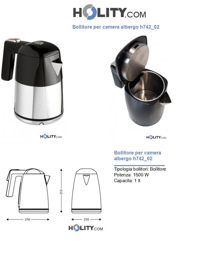 Bollitore per camera albergo h742_02