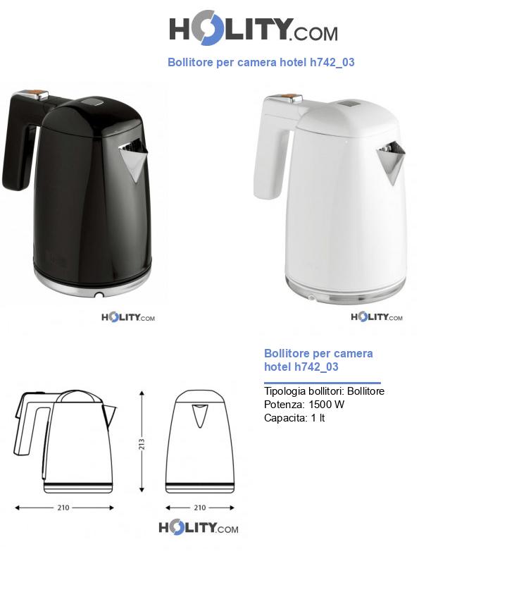 Bollitore per camera hotel h742_03