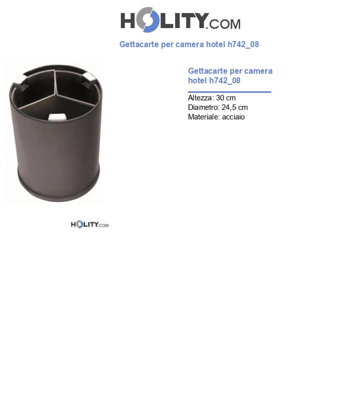 Gettacarte per camera hotel h742_08