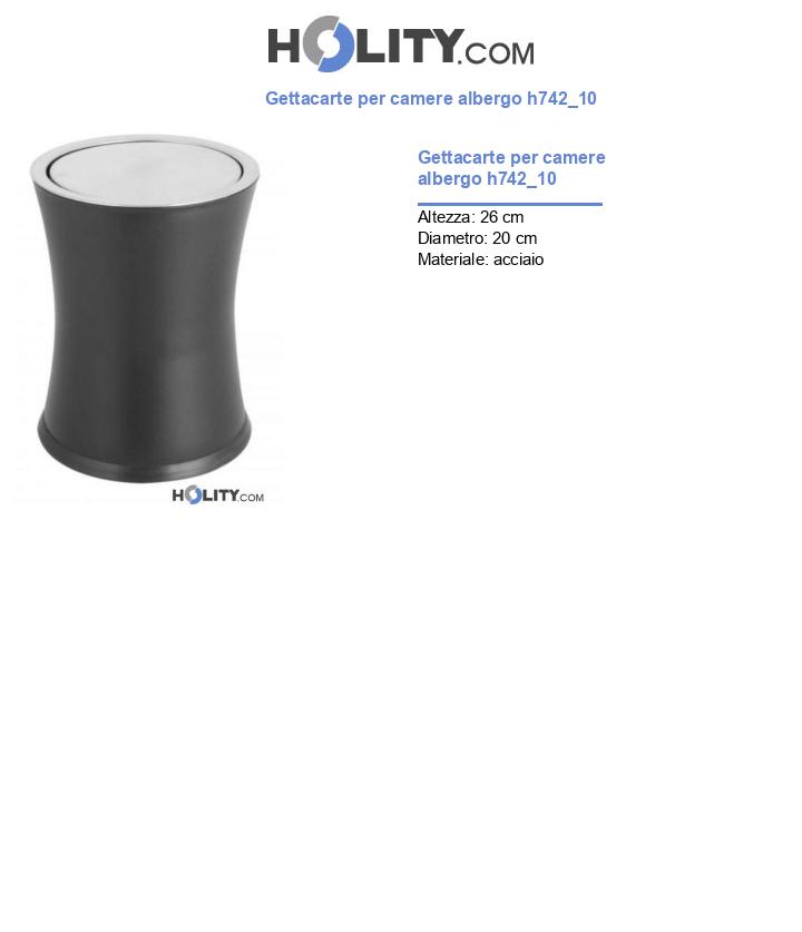 Gettacarte per camere albergo h742_10