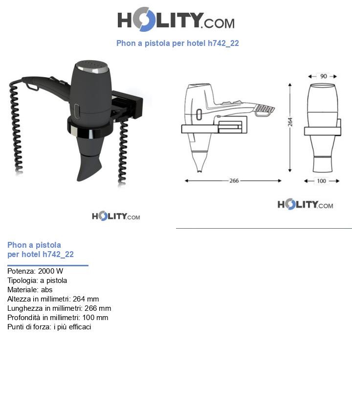 Phon a pistola per hotel h742_22