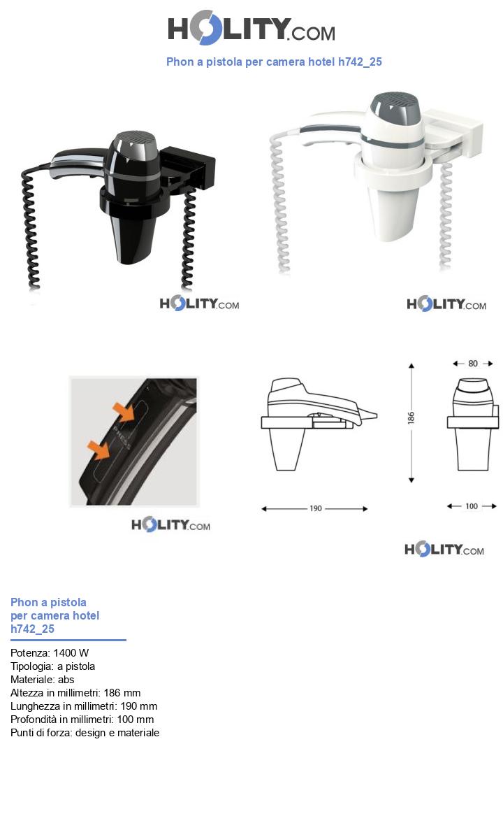 Phon a pistola per camera hotel h742_25