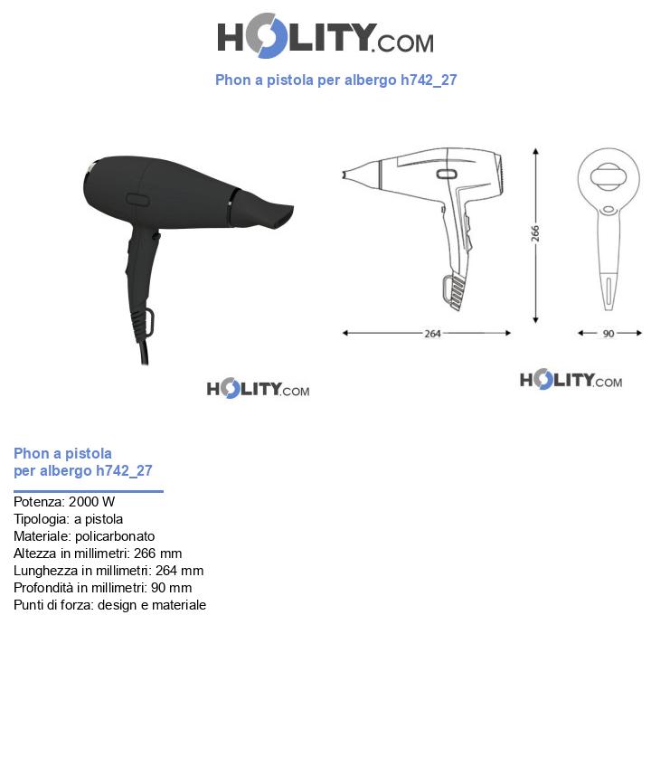 Phon a pistola per albergo h742_27