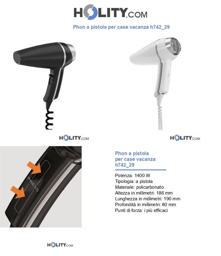 Phon a pistola per case vacanza h742_29