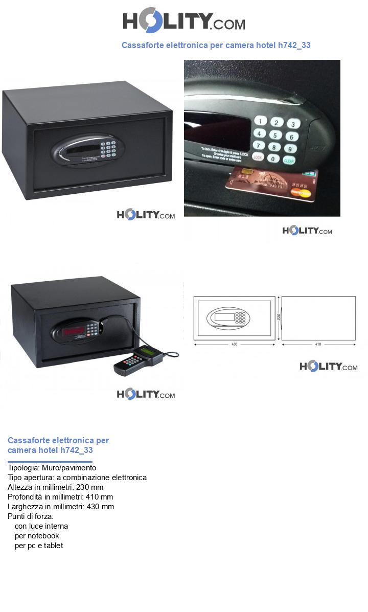 Cassaforte elettronica per camera hotel h742_33