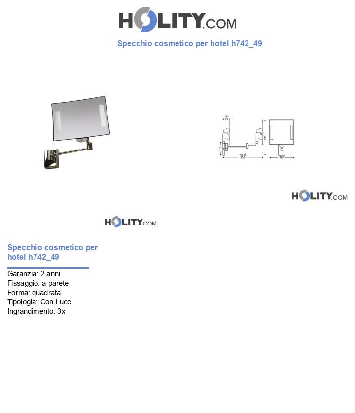 Specchio cosmetico per hotel h742_49