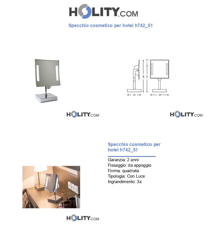 Specchio cosmetico per hotel h742_51