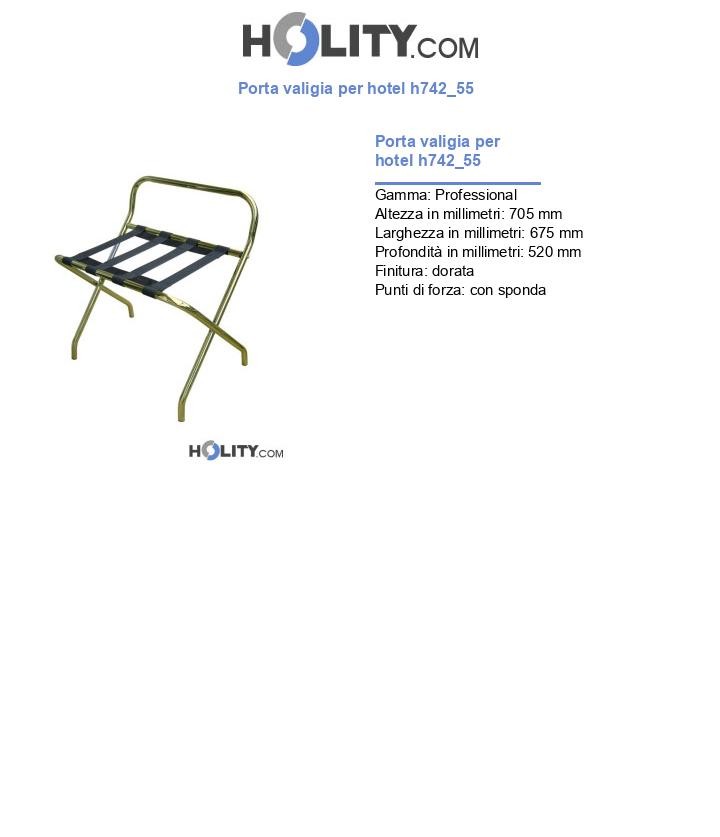 Porta valigia per hotel h742_55