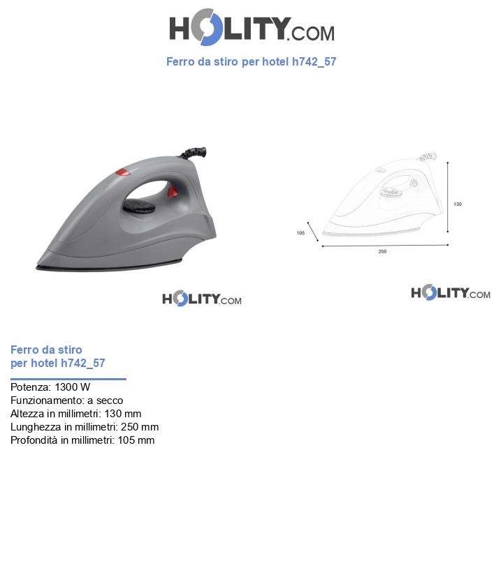 Ferro da stiro per hotel h742_57