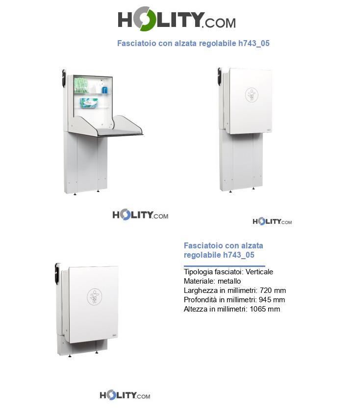 Fasciatoio con alzata regolabile h743_05