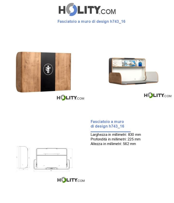 Fasciatoio a muro di design h743_16