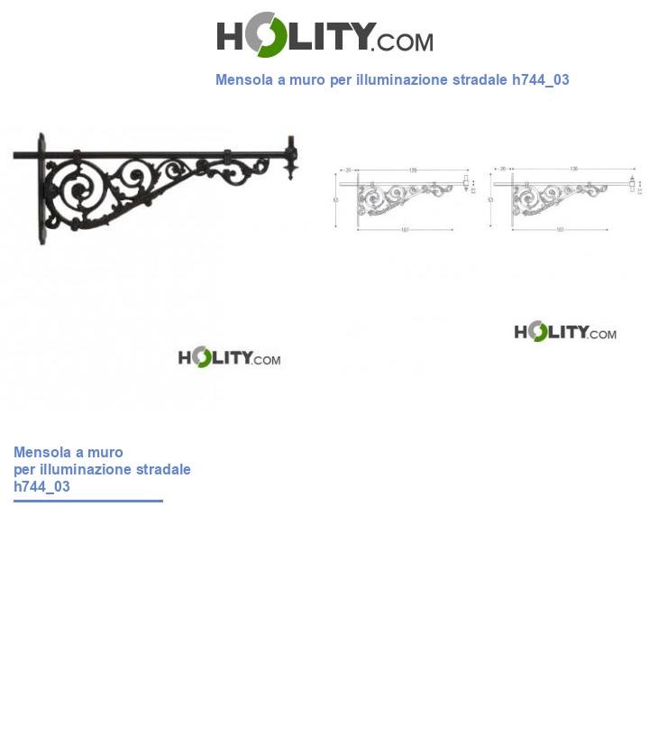 Mensola a muro per illuminazione stradale h744_03