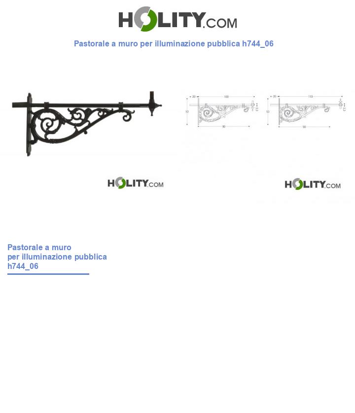 Pastorale a muro per illuminazione pubblica h744_06