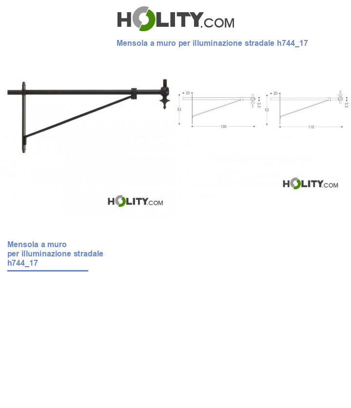 Mensola a muro per illuminazione stradale h744_17