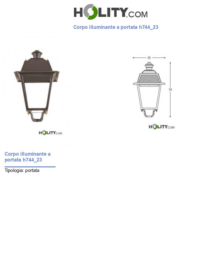Corpo illuminante a portata h744_23