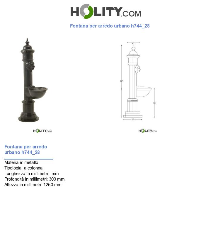 Fontana per arredo urbano h744_28