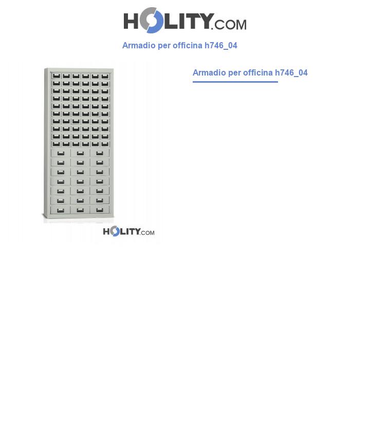 Armadio per officina h746_04