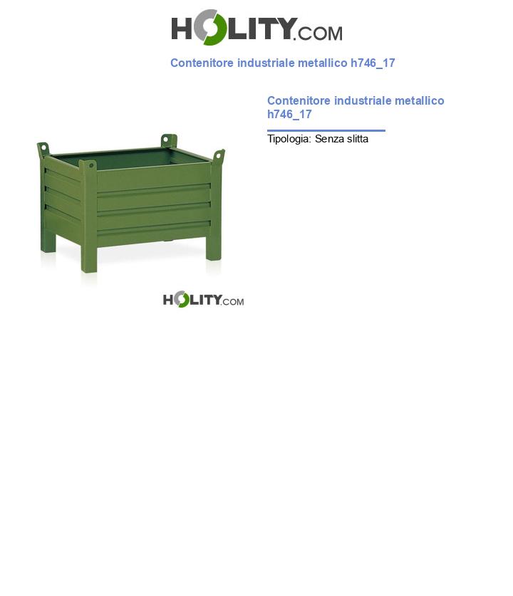 Contenitore industriale metallico h746_17