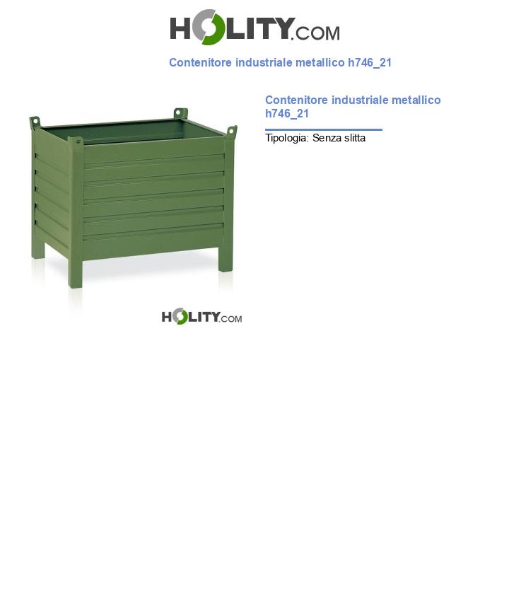 Contenitore industriale metallico h746_21