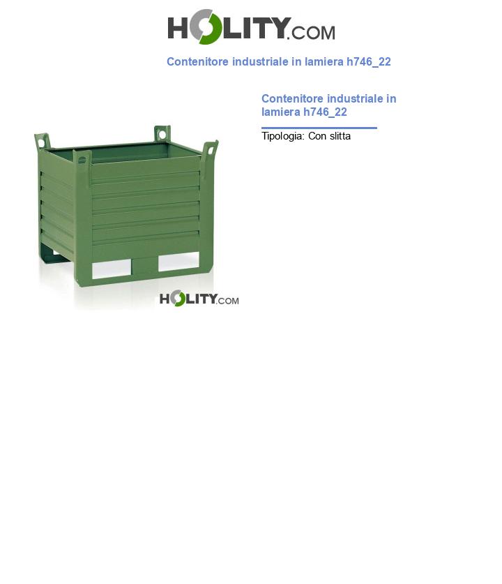Contenitore industriale in lamiera h746_22
