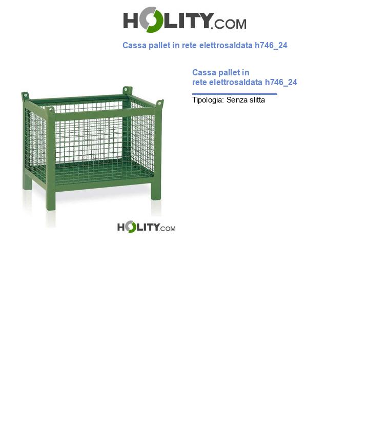 Cassa pallet in rete elettrosaldata h746_24