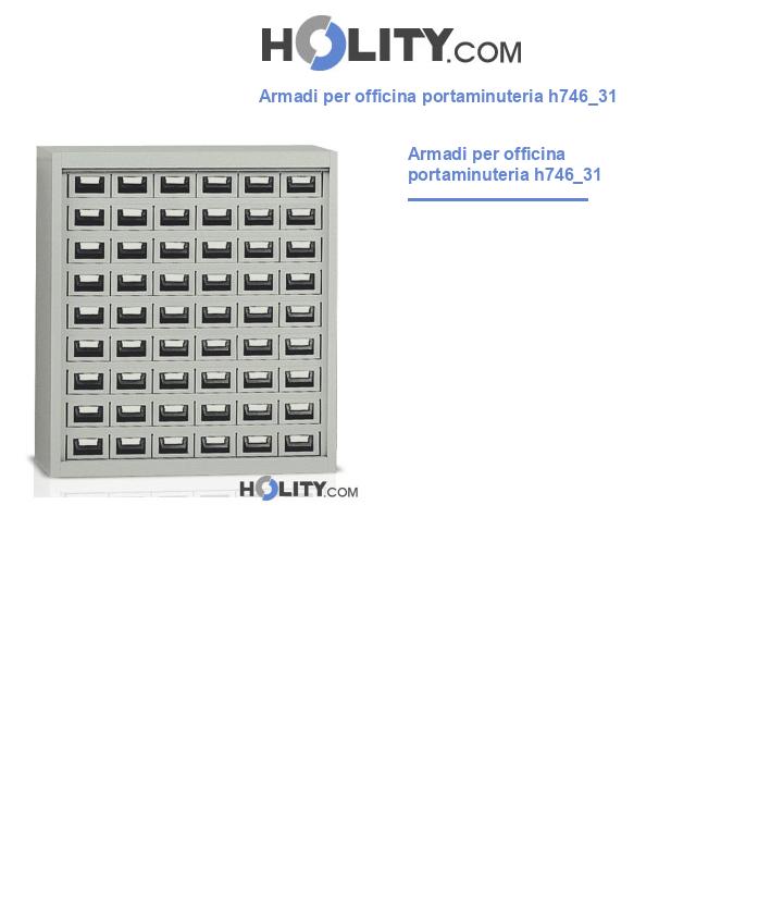 Armadi per officina portaminuteria h746_31