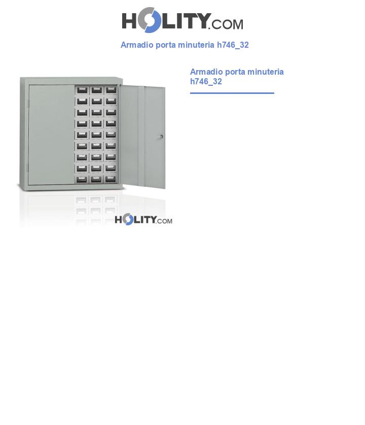 Armadio porta minuteria h746_32