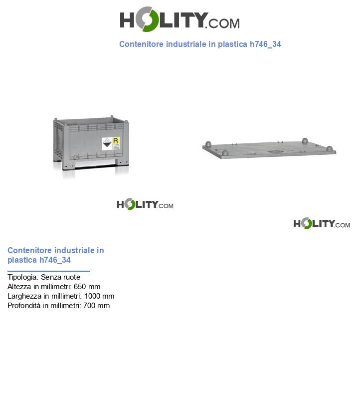 Contenitore industriale in plastica h746_34