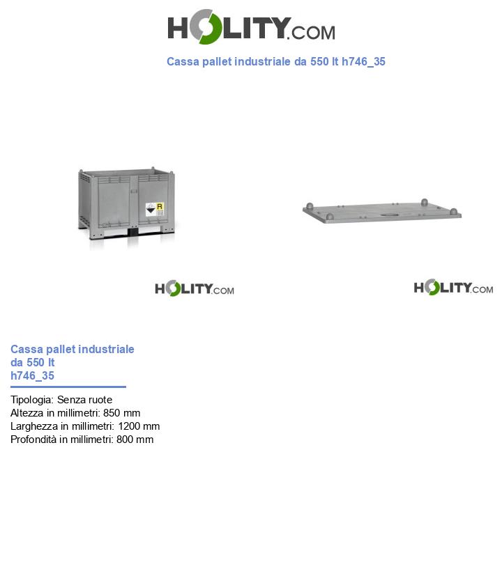 Cassa pallet industriale da 550 lt h746_35