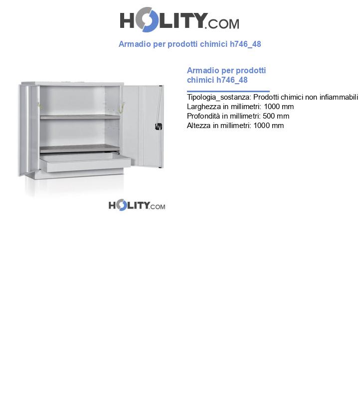 Armadio per prodotti chimici h746_48