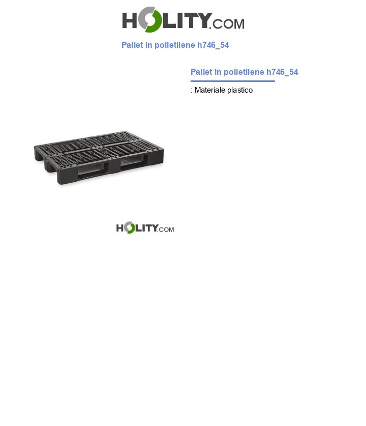 Pallet in polietilene h746_54