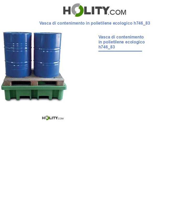 Vasca di contenimento in polietilene ecologico h746_83
