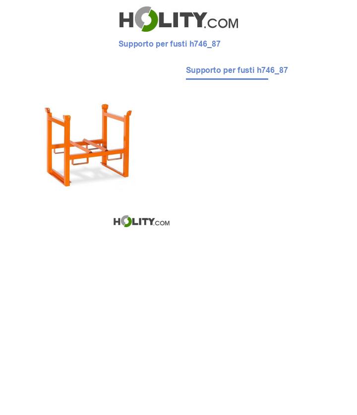 Supporto per fusti h746_87