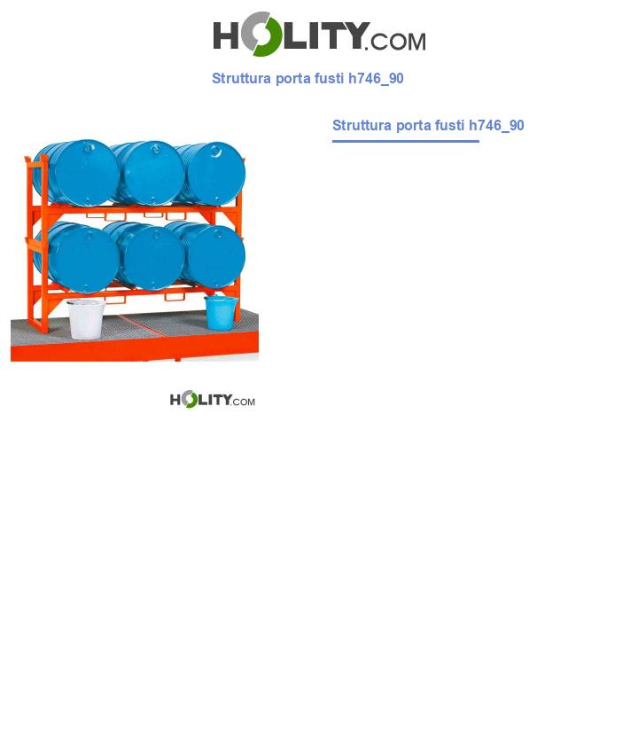 Struttura porta fusti h746_90