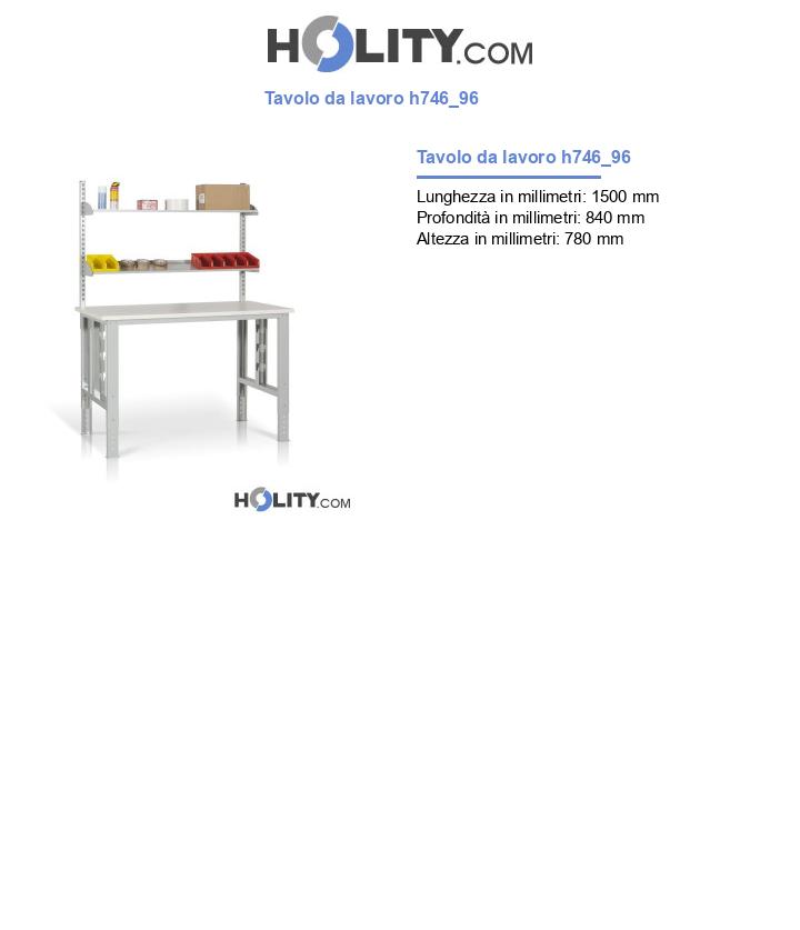 Tavolo da lavoro h746_96
