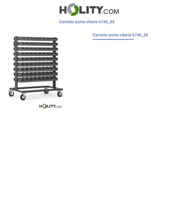 Carrello porta viteria h746_98