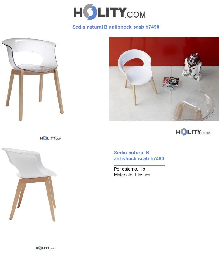 Sedia natural B antishock scab h7490