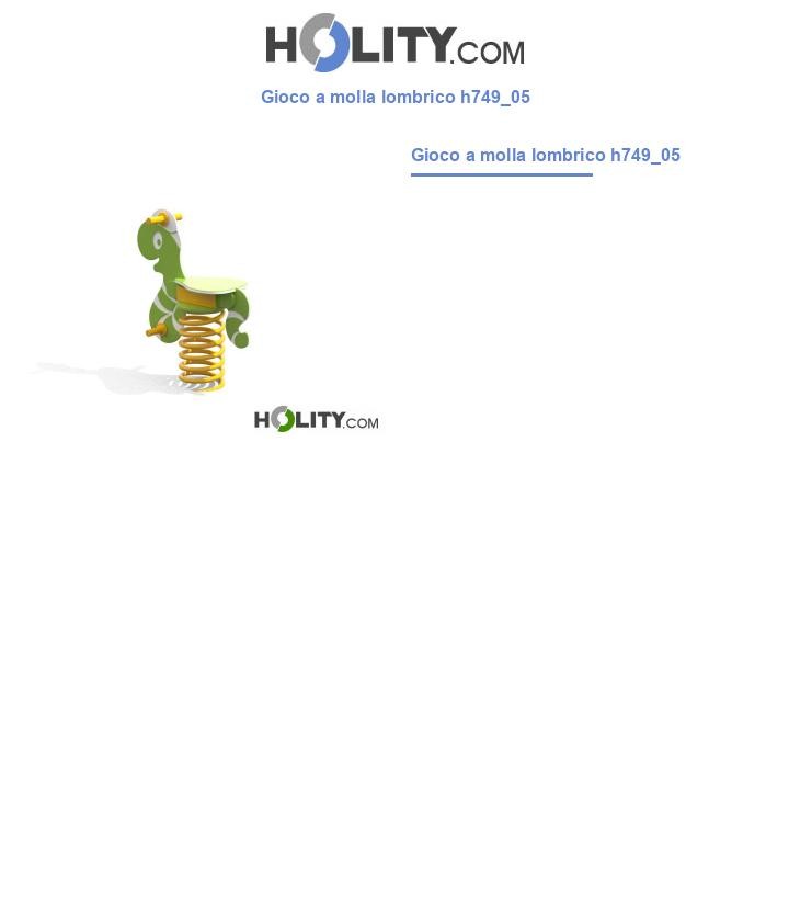 Gioco a molla lombrico h749_05
