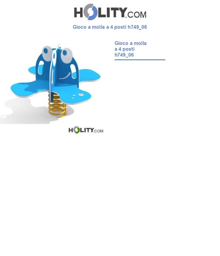 Gioco a molla a 4 posti h749_06