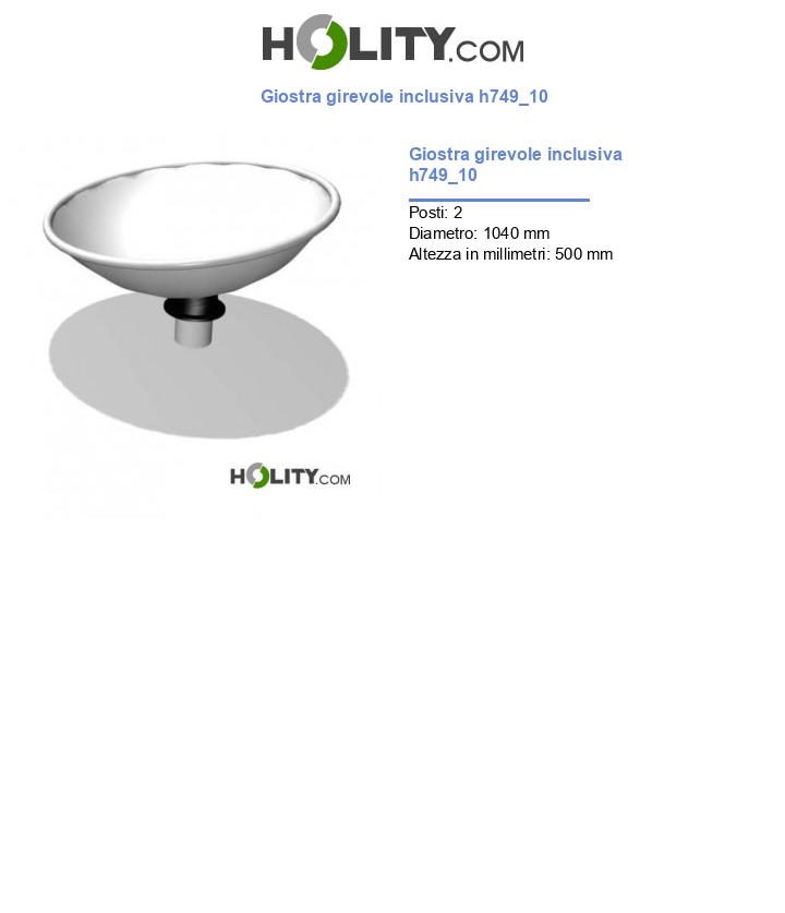 Giostra girevole inclusiva h749_10