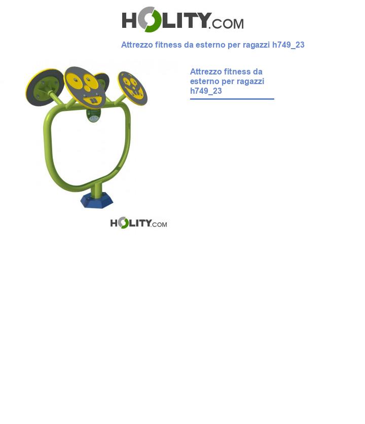 Attrezzo fitness da esterno per ragazzi h749_23
